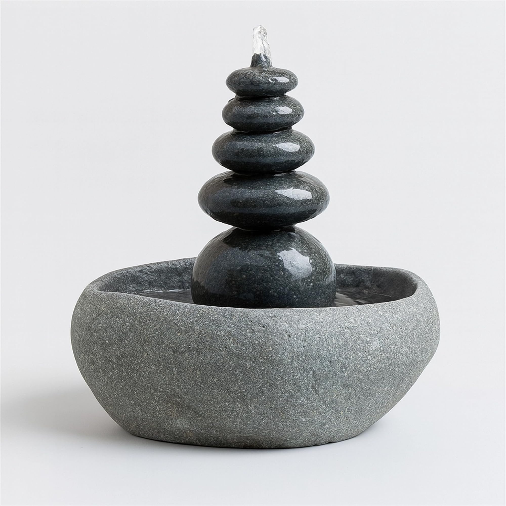 Amazon.com : Garden Age Supply Quintuple Rock Cairn Tabletop Water
